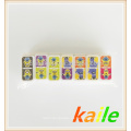 Carton Theme-Minions drucken Doppel sechs Domino-Set